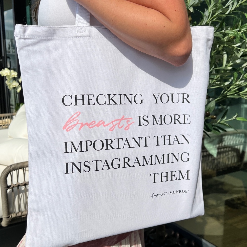 CUTE TOTES TO SUPPORT Breast Cancer Awareness